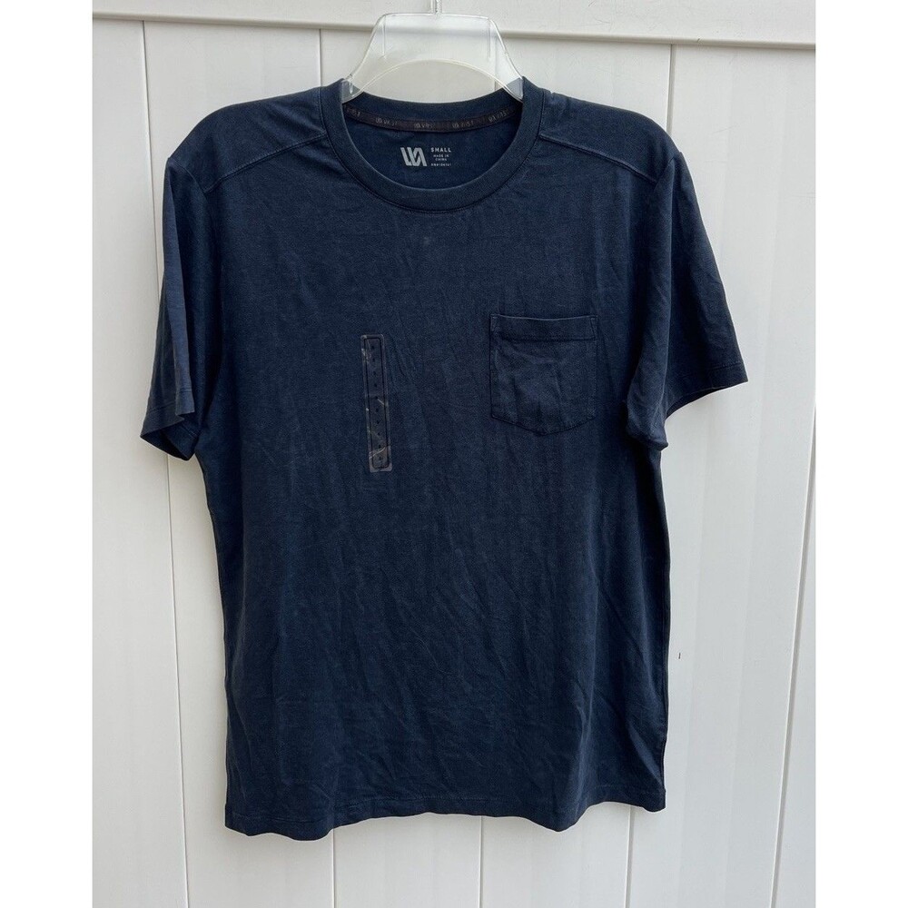 VRST Men's Essential Pocket Tee NAVY BLUE Size Small New NWT